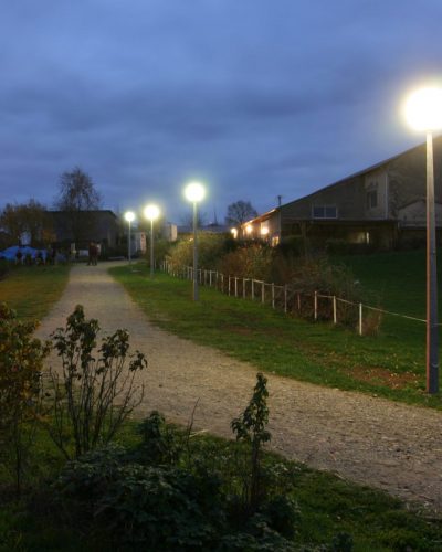 2015 11 11 Carrière nuit 026 Image de l'allée principale des écuries